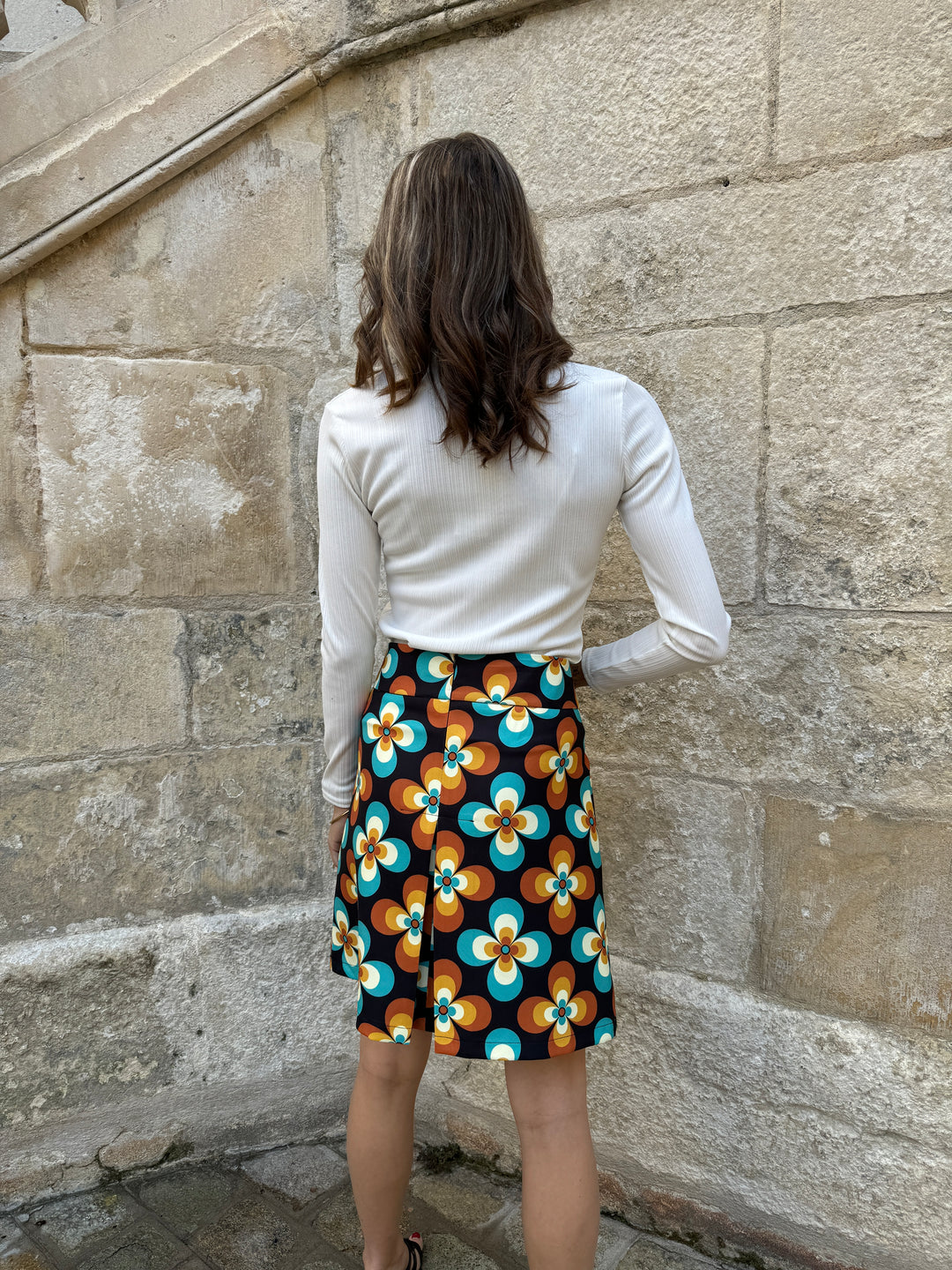 Falda SEVENTIES n°16 camello Hippocampe