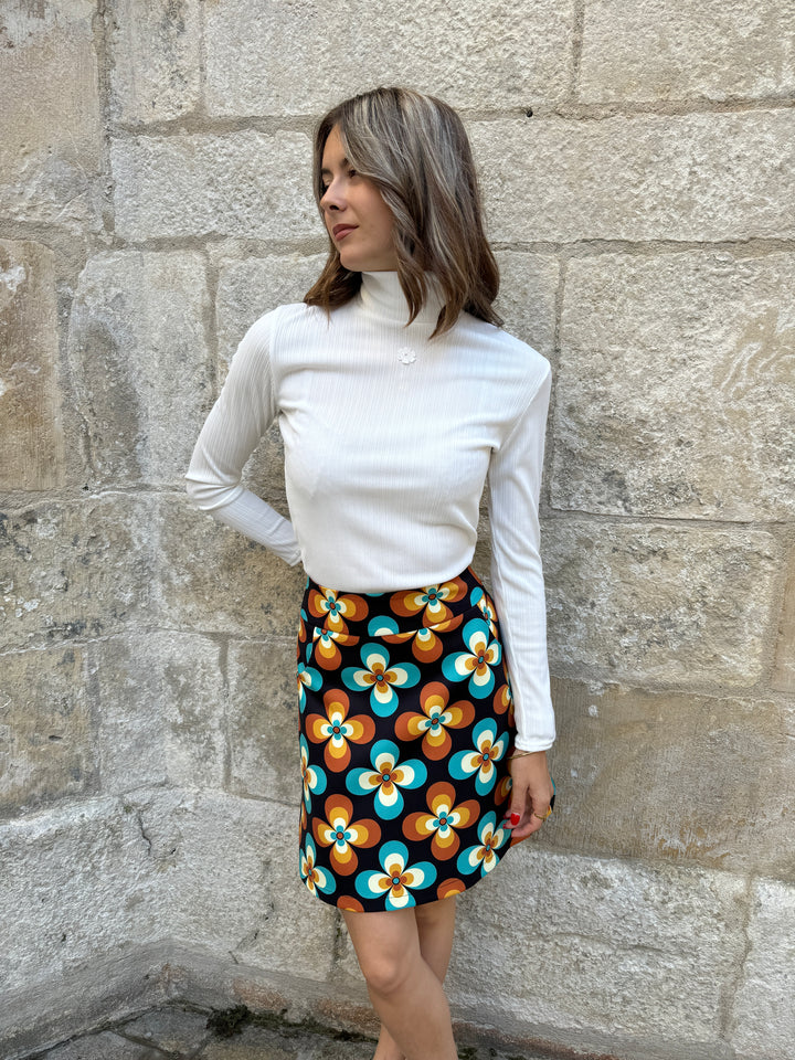 Falda SEVENTIES n°16 camello Hippocampe