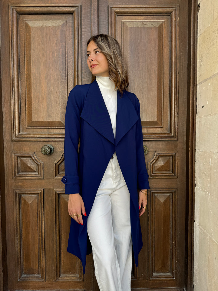 Manteau LADY marine Hippocampe