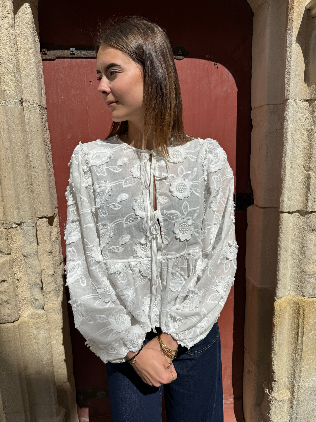 Blouse ELYNA blanche