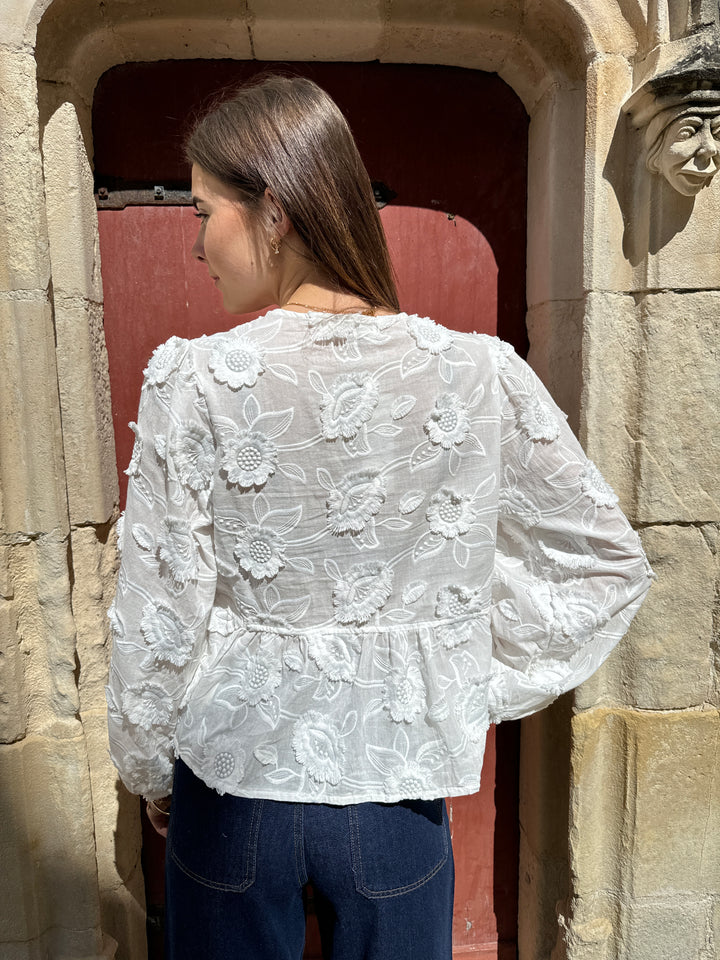 Blouse ELYNA blanche