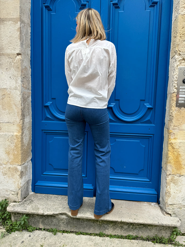 Blouse blanche broderie anglaise BETTY La Petite Etoile