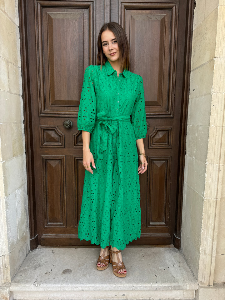 Robe longue verte MOOREA