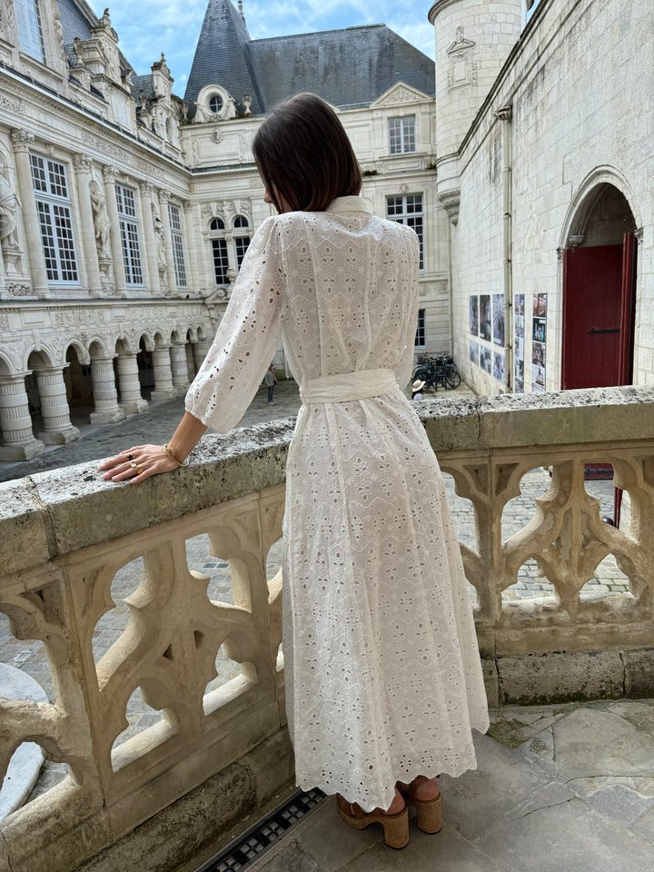 Robe longue blanche MOOREA