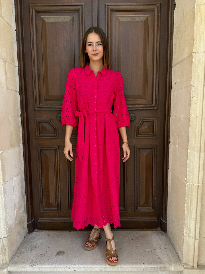 Robe longue fuchsia MOOREA