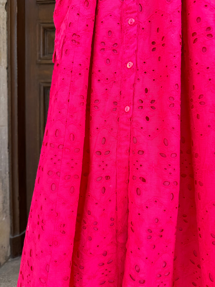 Robe longue fuchsia MOOREA