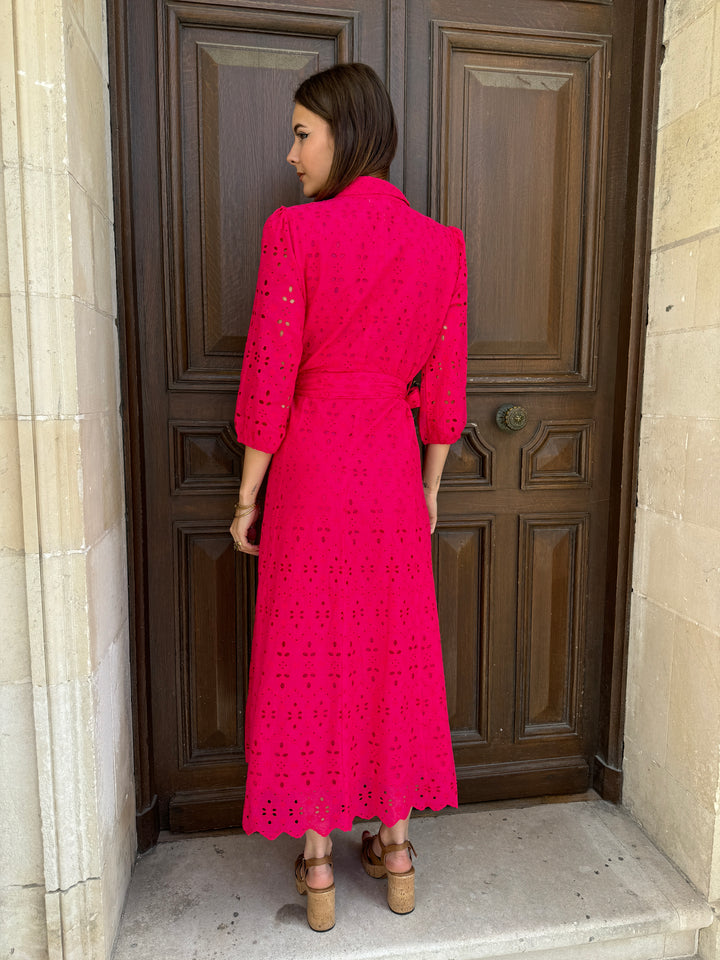 Robe longue fuchsia MOOREA