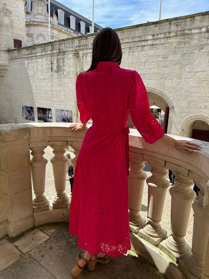 Robe longue fuchsia MOOREA