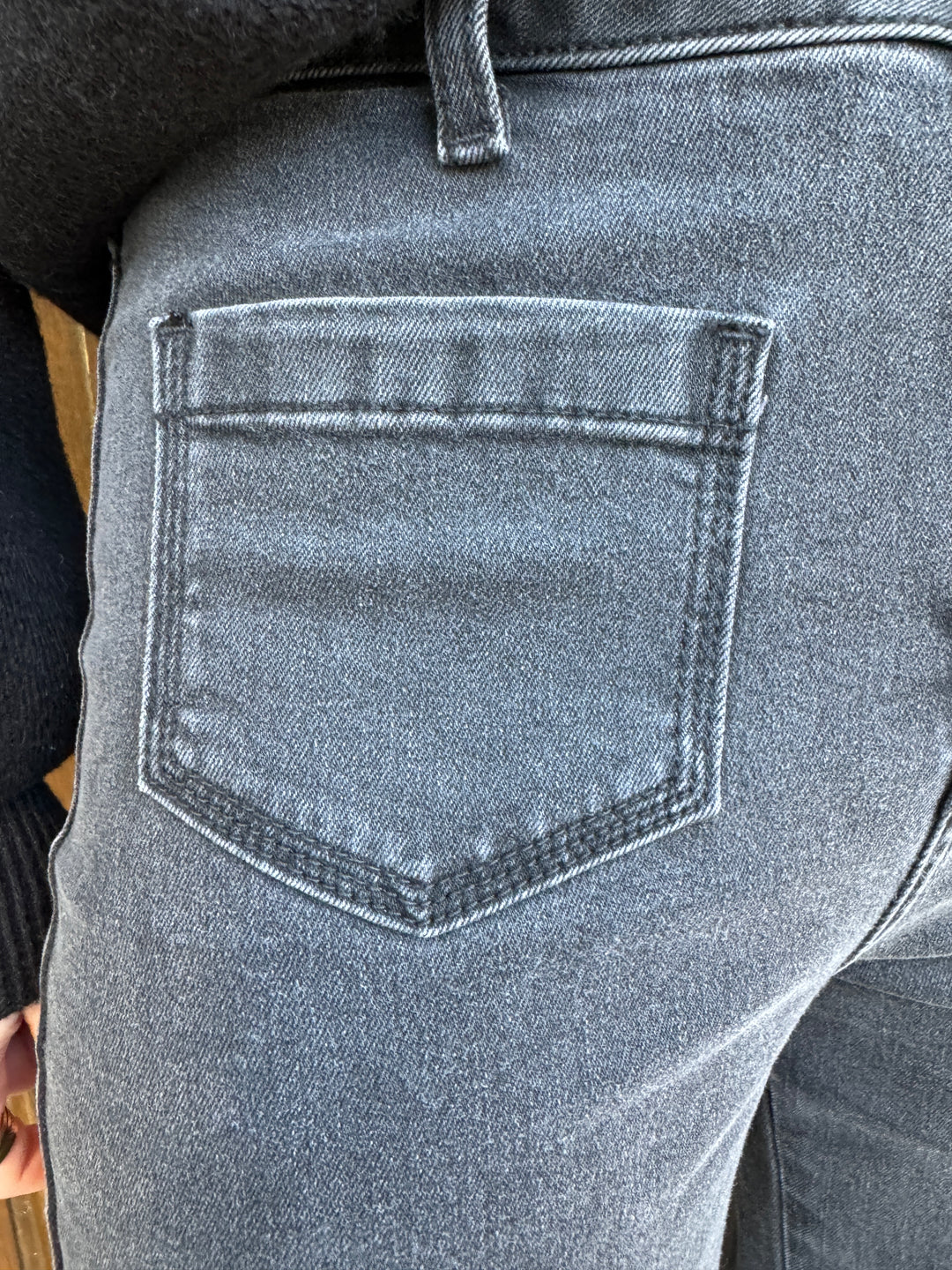 GASPARETTE Vaqueros denim gris Oraije