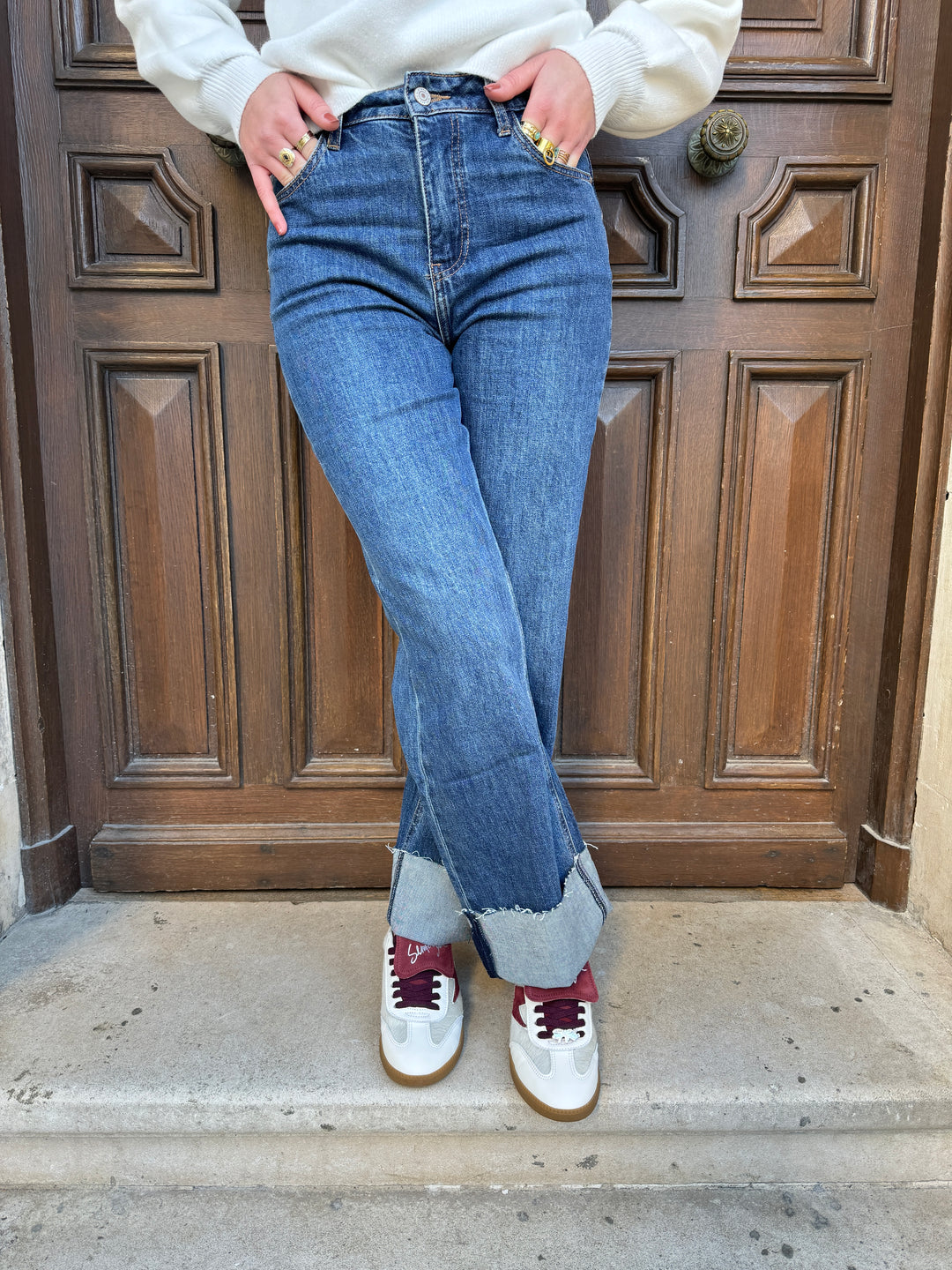 MADDIE – Oraije – Jeans aus dunklem Denim