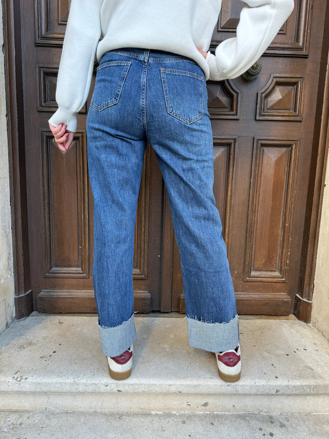 Jeans denim foncé MADDIE Oraije