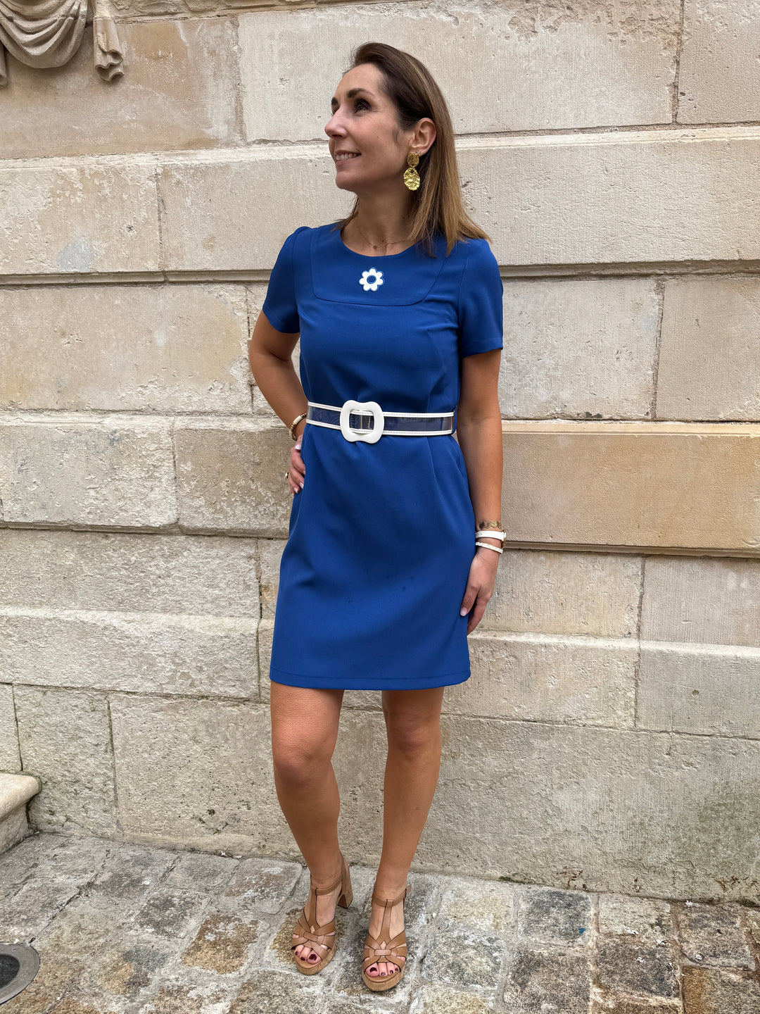 Robe bleu caprice PASSIONNEMENT Hippocampe