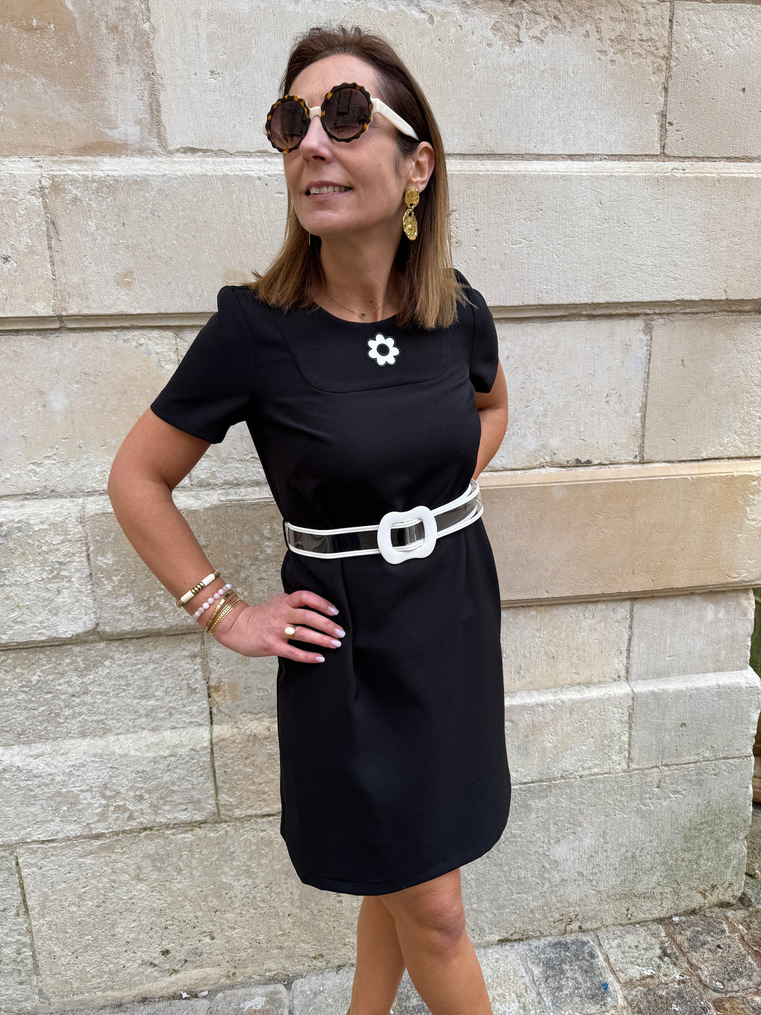 Robe noir PASSIONNEMENT Hippocampe