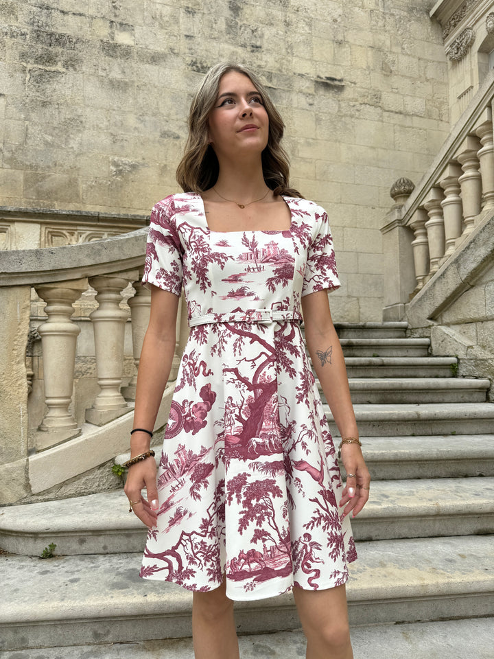 MARÍA ANTONIA vestido toile de jouy DIANE Hippocampe