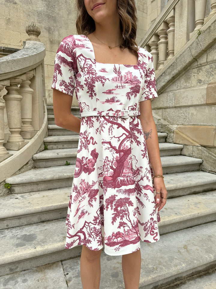 MARÍA ANTONIA vestido toile de jouy DIANE Hippocampe