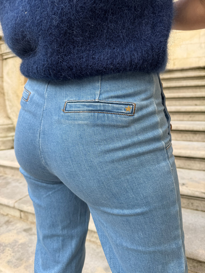 Jeans stone à pont PAULIE La Petite Étoile