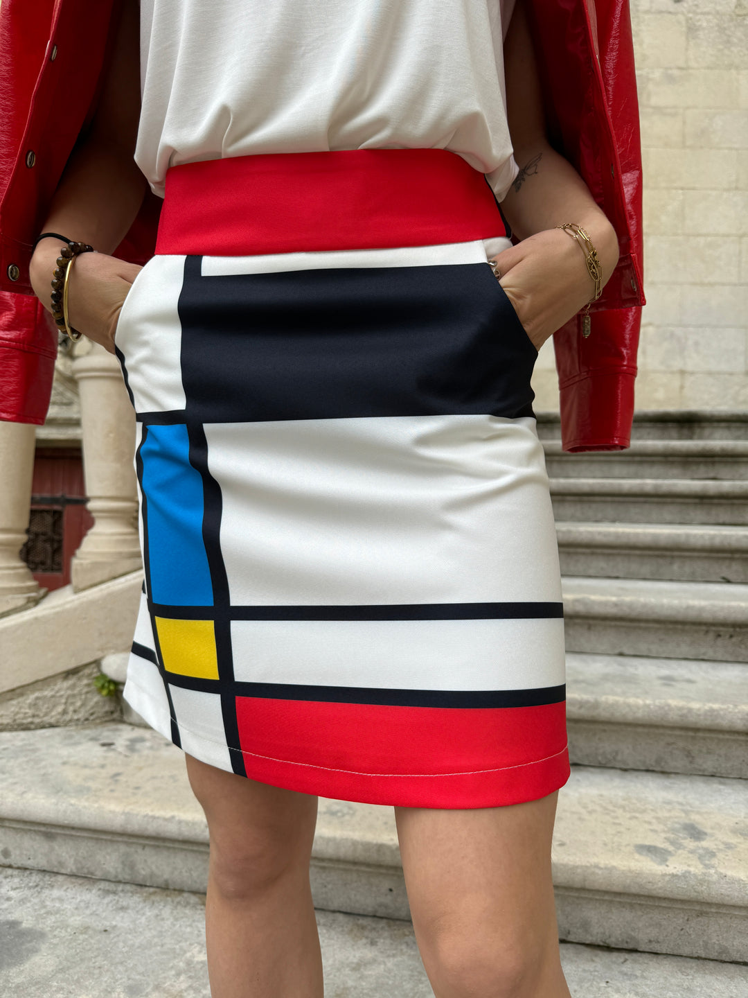 Falda MONDRIAN Hippocampe