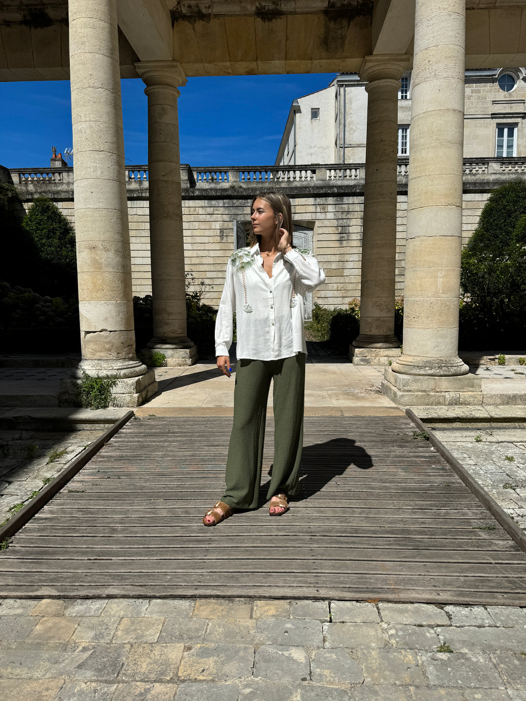 Camisa blanca PALMERA