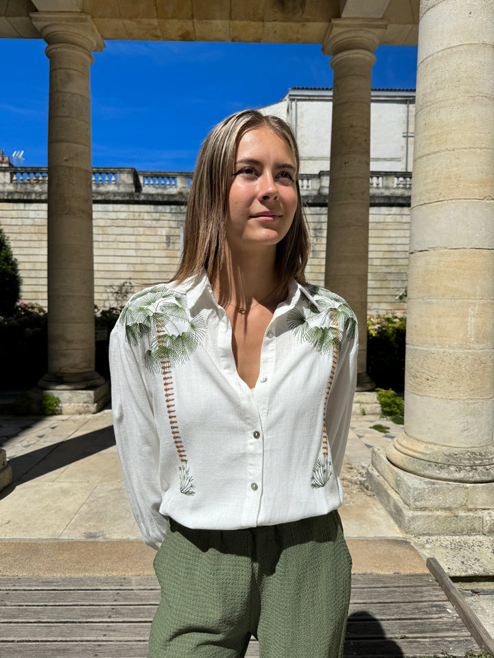 Camisa blanca PALMERA