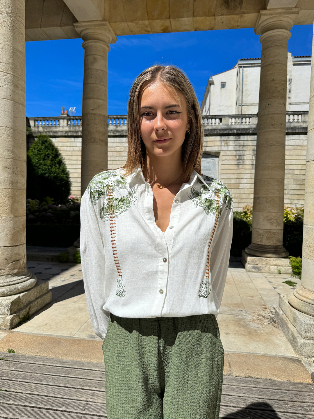 Camisa blanca PALMERA