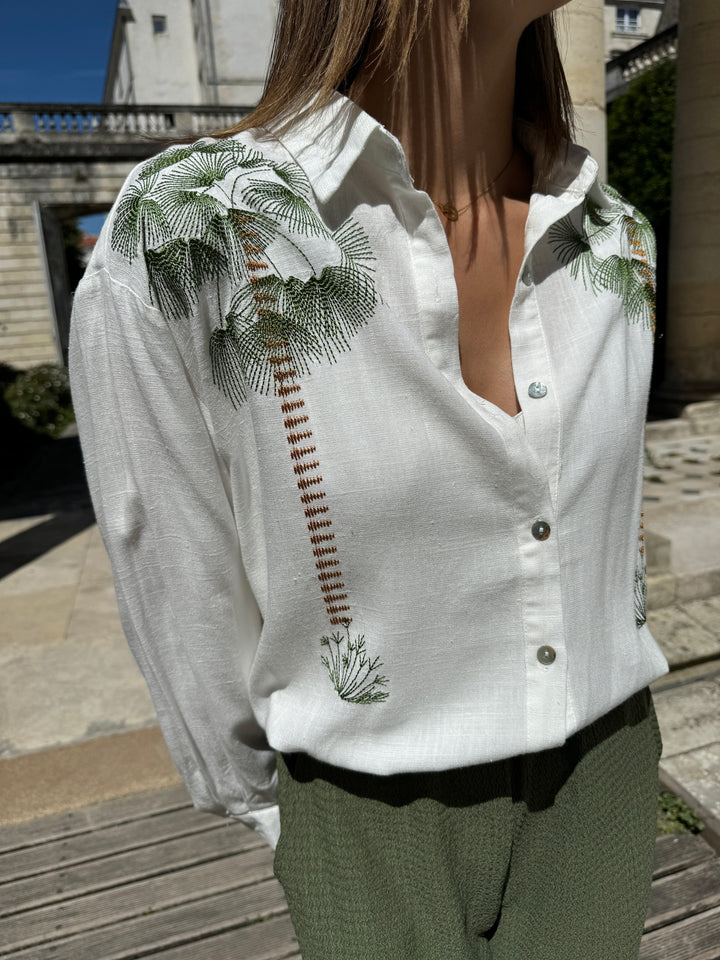 Camisa blanca PALMERA