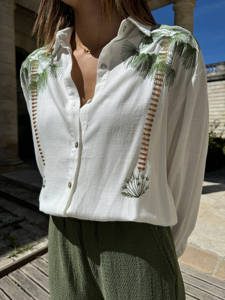 Camisa blanca PALMERA