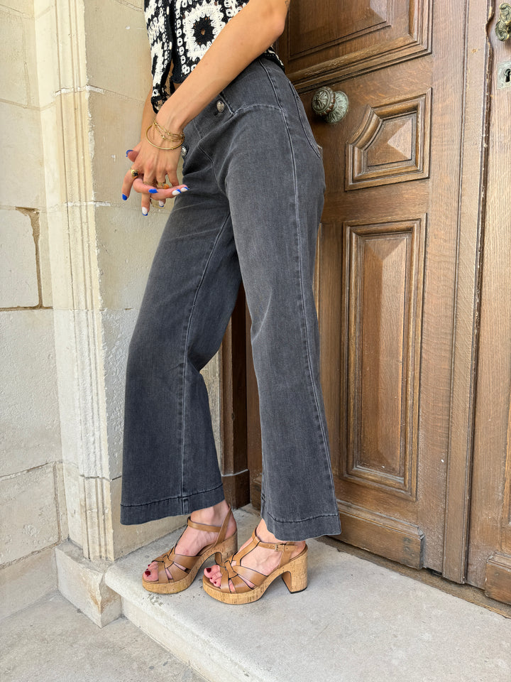 VICTORINE – Oraije – Jeans mit grauem Bridge-Denim