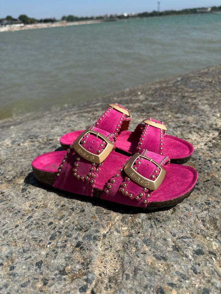 Mules fuchsia ARONA SEMERDJIAN