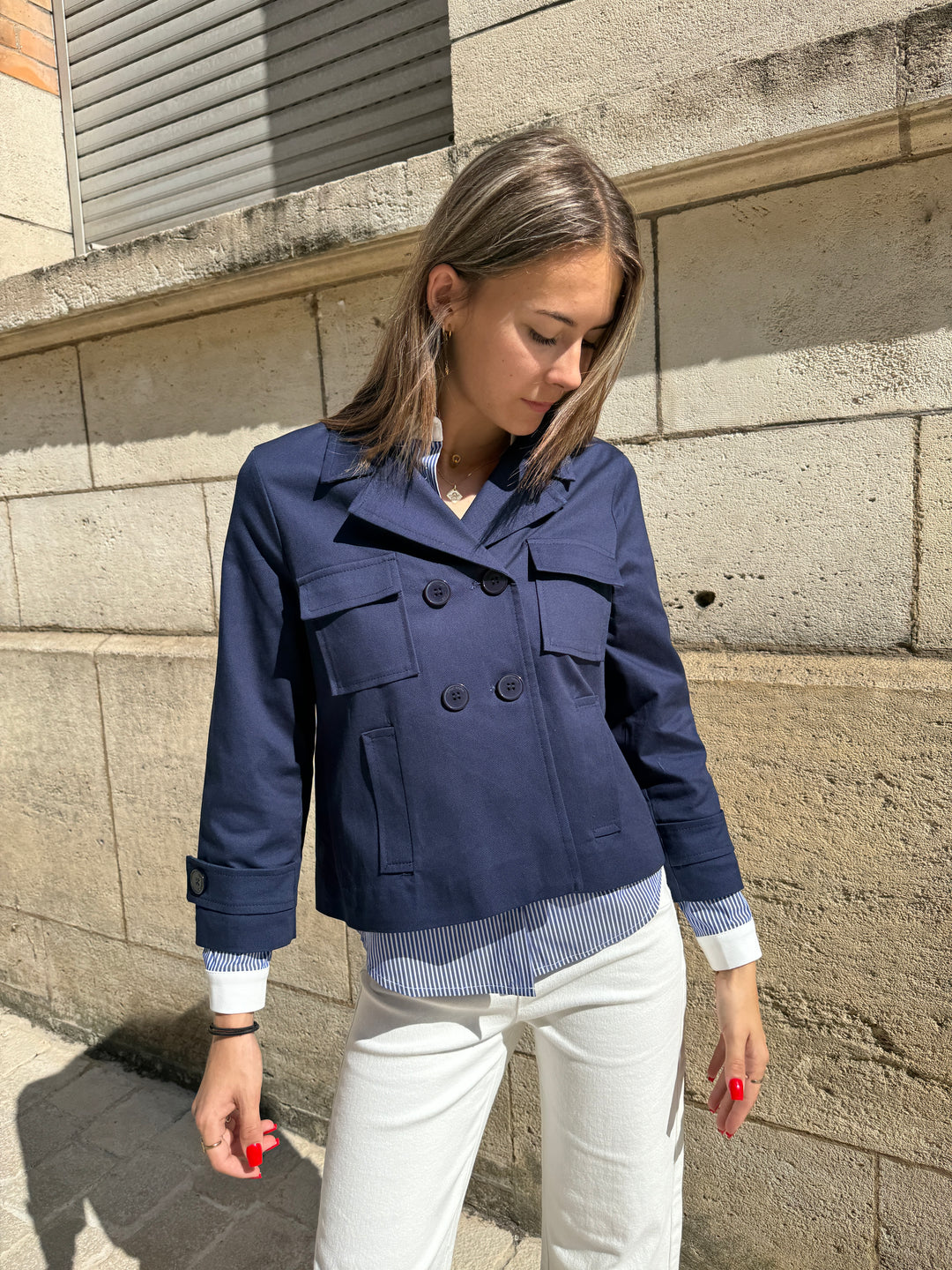 Chaqueta SAHAR azul marino Hippocampe