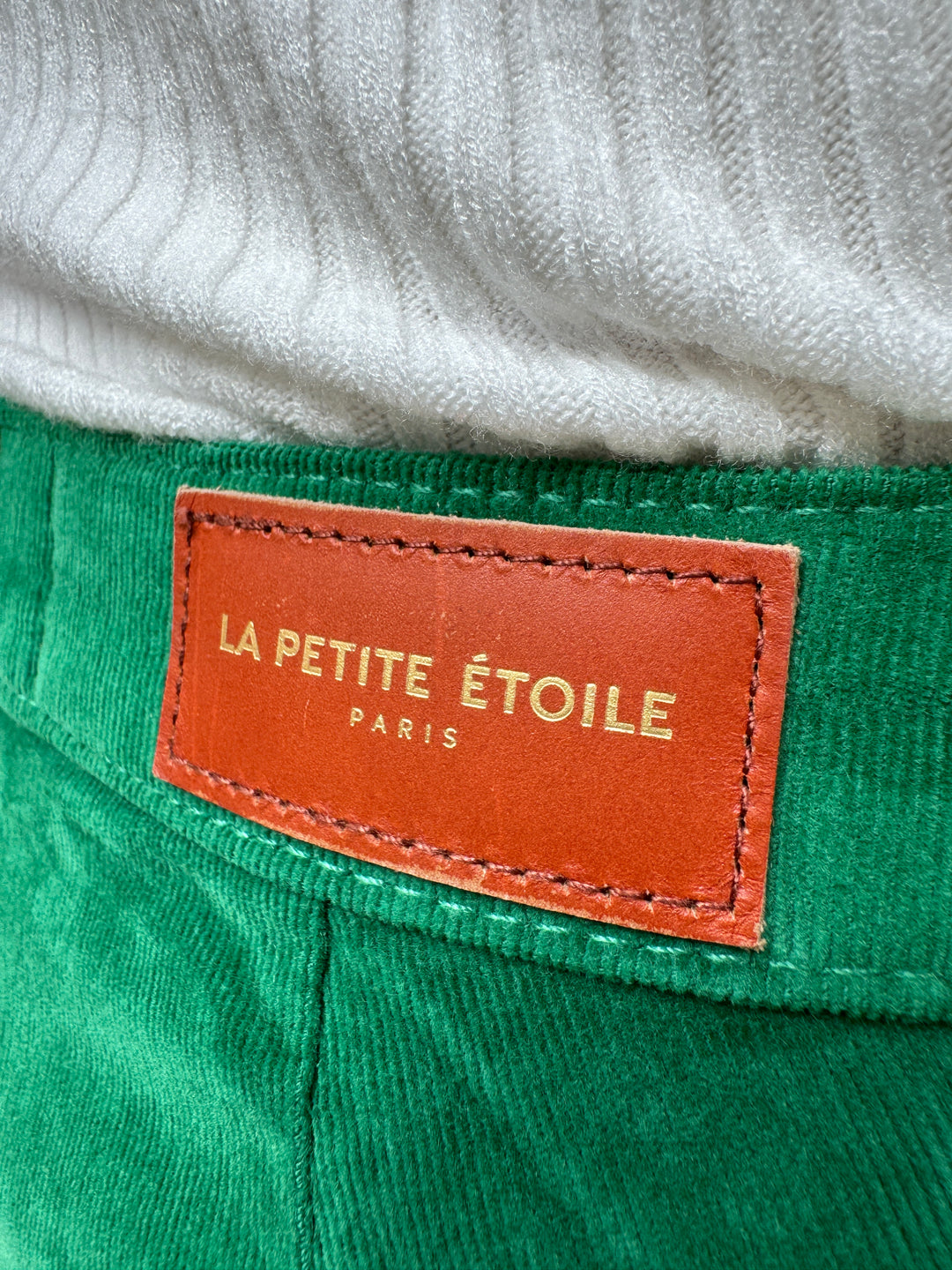 Pantalon velours vert SONNY La Petite Etoile