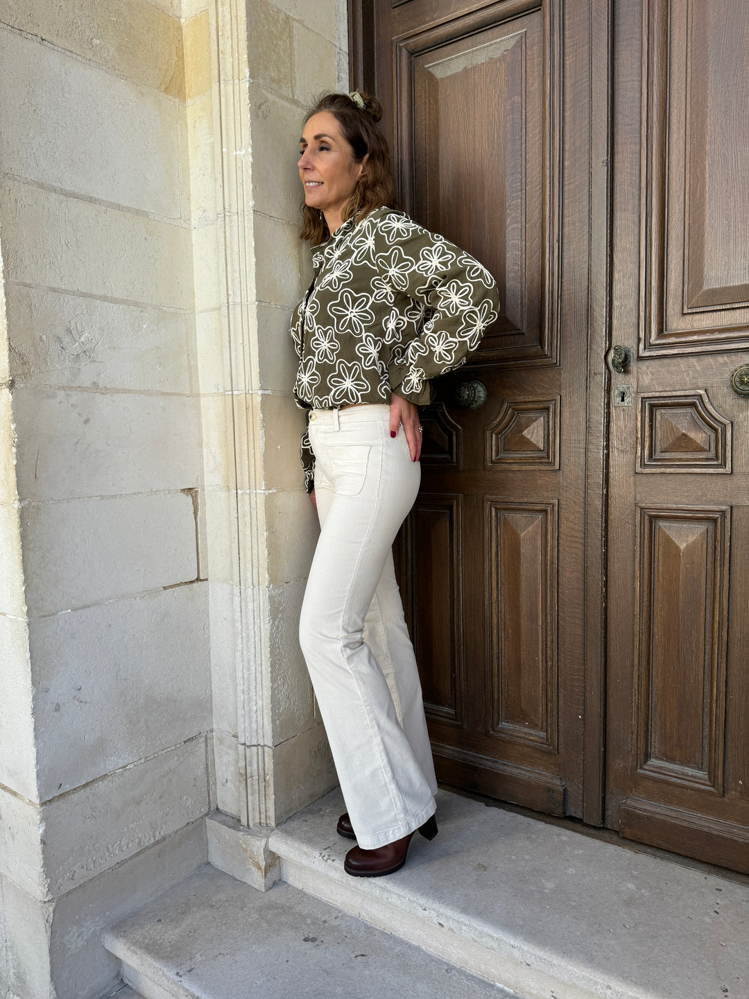 Pantalon velours écru SONNY La Petite Etoile