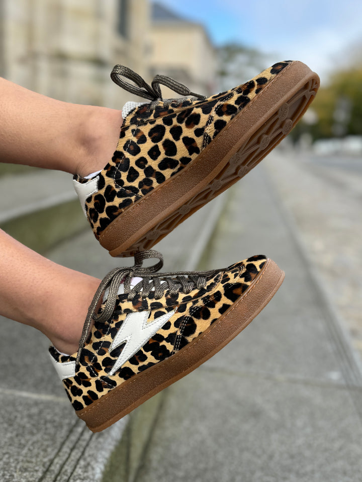 RISY A223 Semerdjian Sneakers aus Leopardenleder