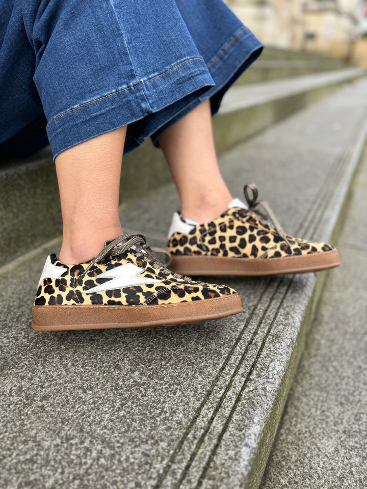 RISY A223 Semerdjian Sneakers aus Leopardenleder