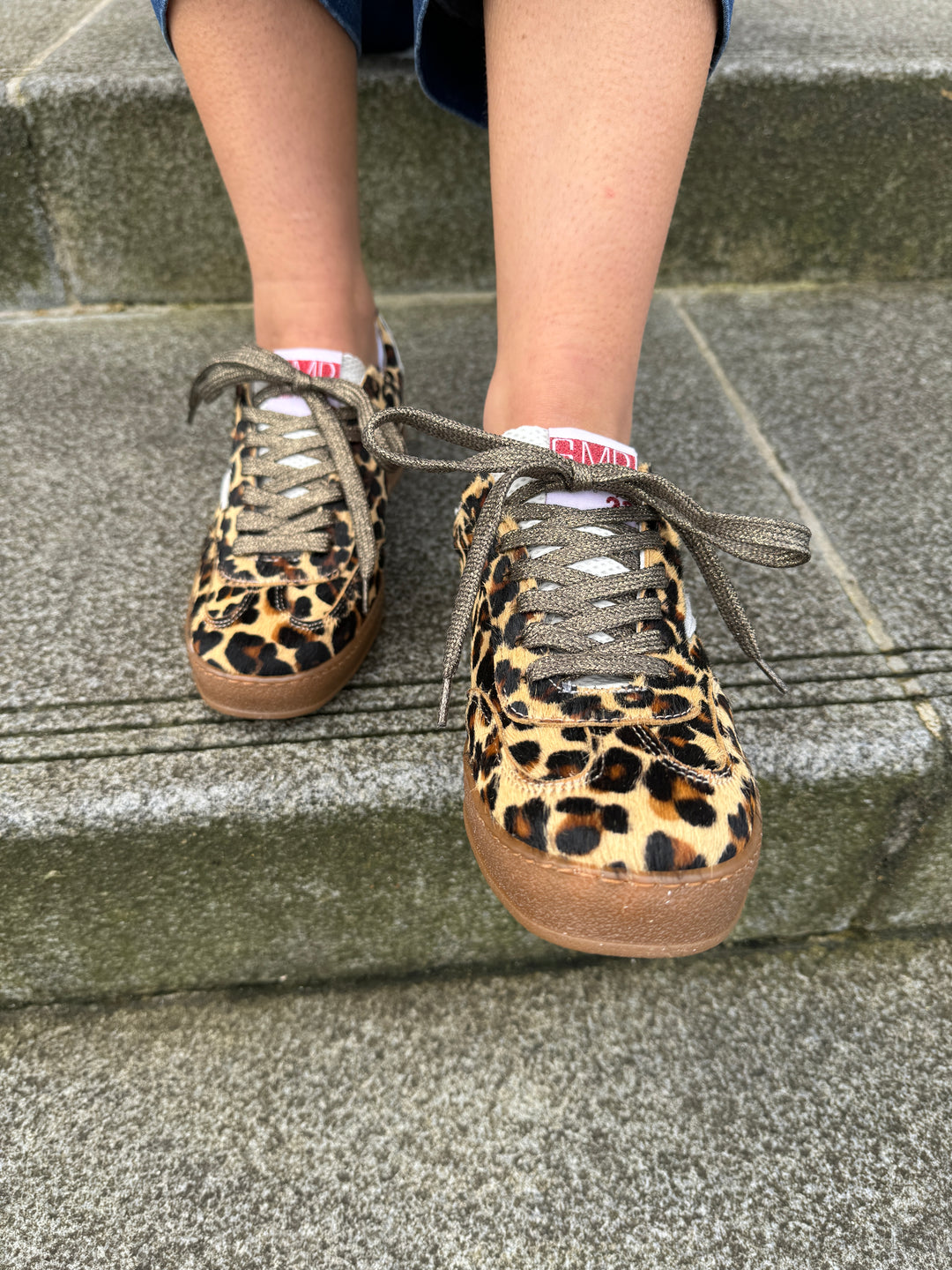 RISY A223 Semerdjian Sneakers aus Leopardenleder