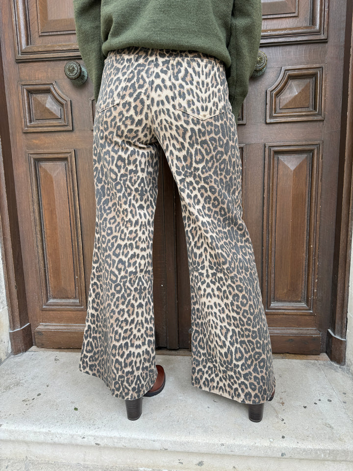 PIETRO Oraije Leopardenjeans