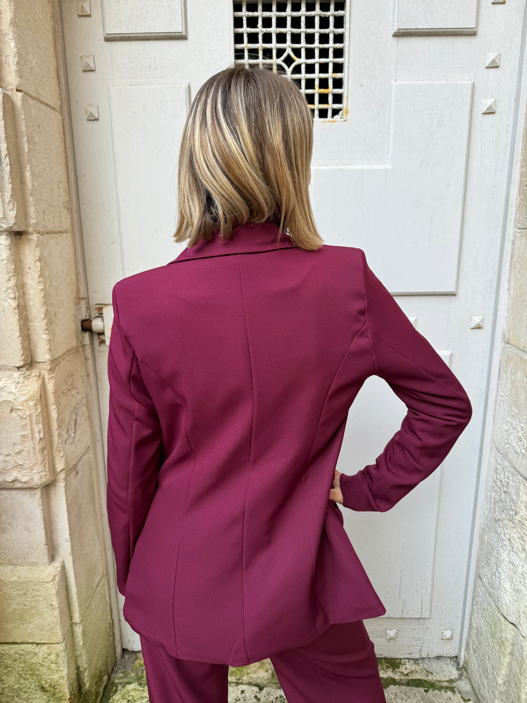 Blazer oversize bordeaux DORINE