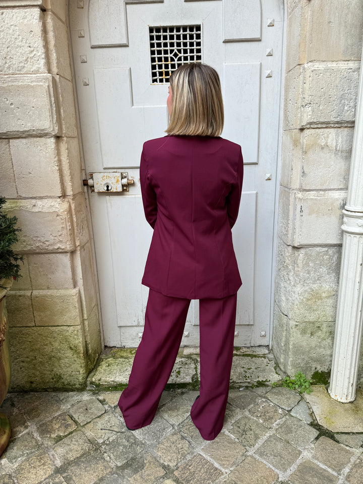 Blazer oversize bordeaux DORINE