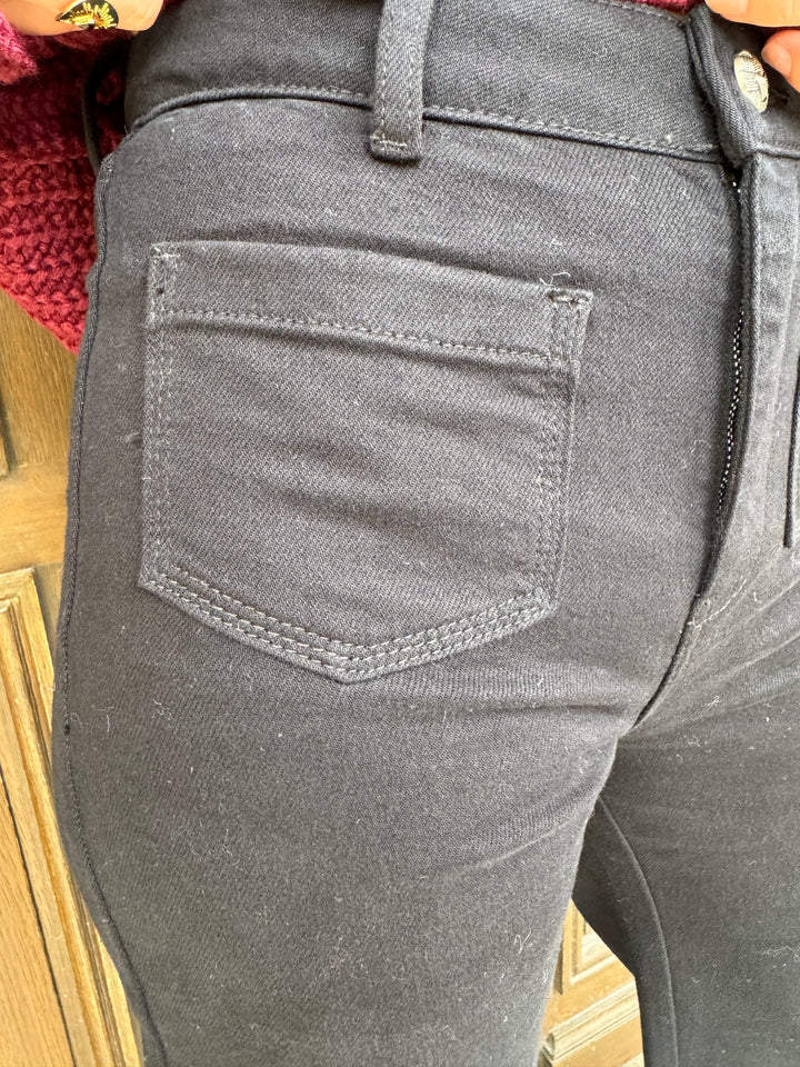 Jeans denim noir GASPARETTE Oraije