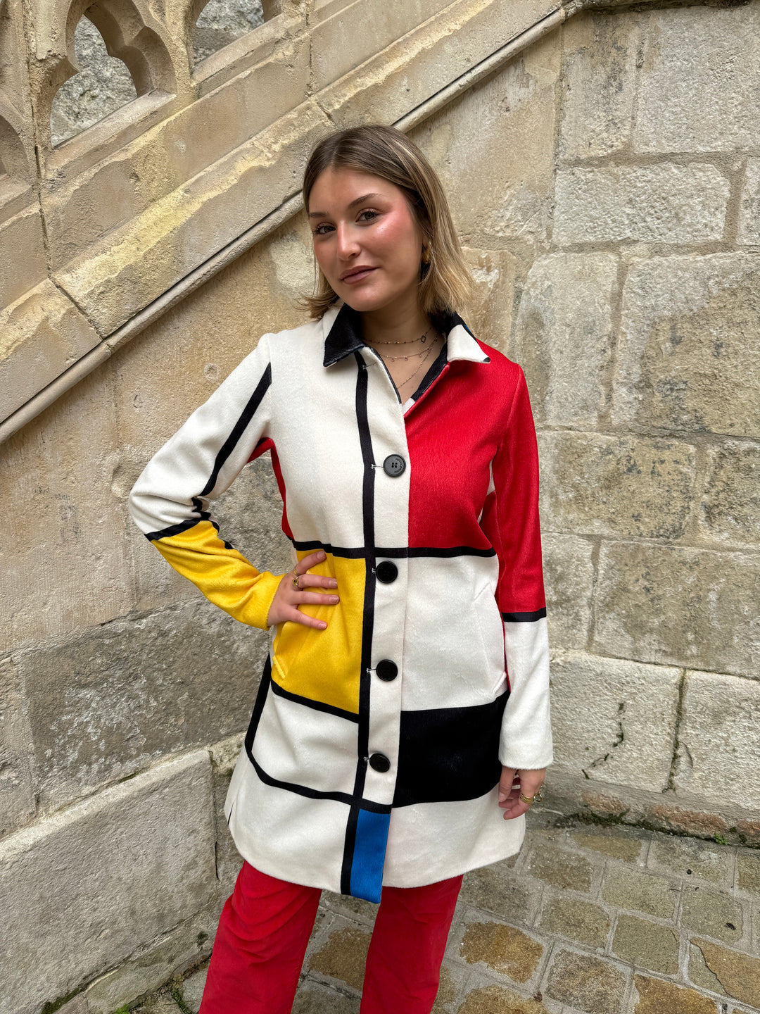 Manteau long MONDRIAN Hippocampe