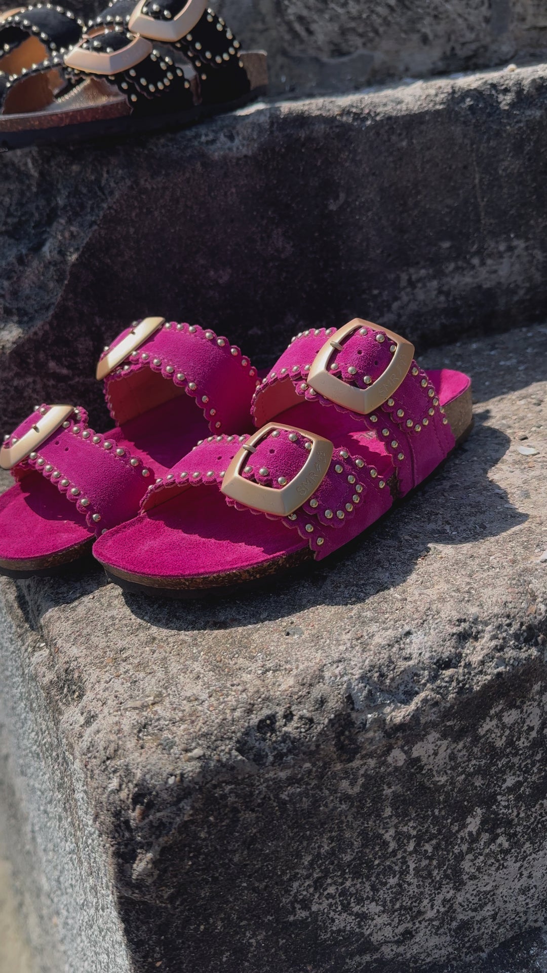 Mules fuchsia ARONA SEMERDJIAN