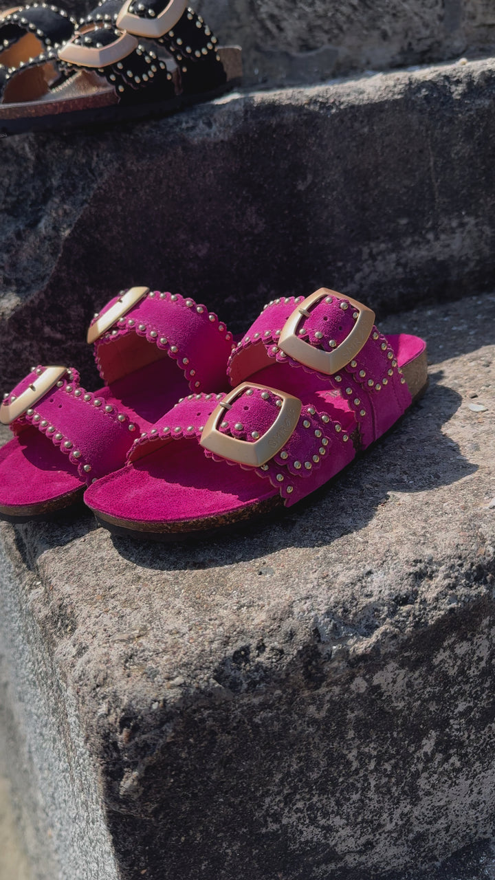 Mules fucsia ARONA SEMERDJIAN