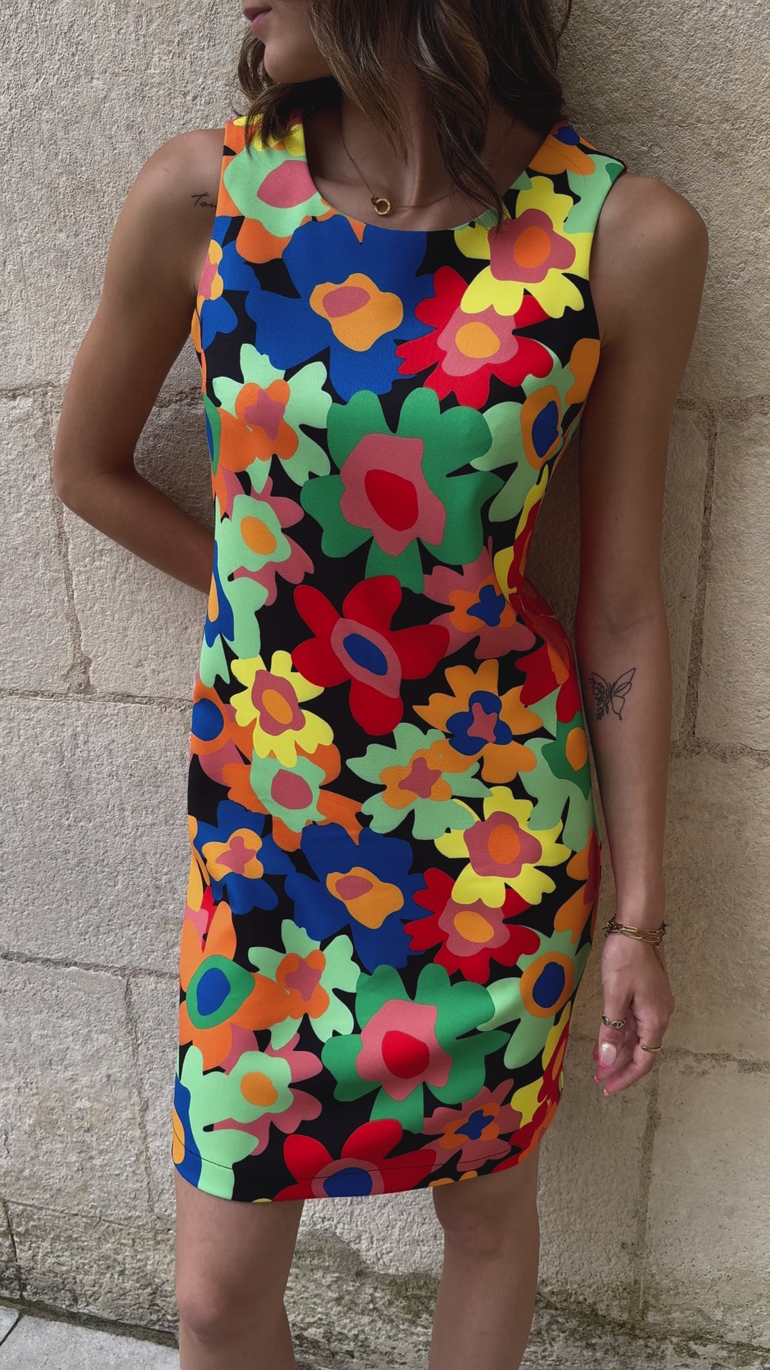 Robe BELLA VITA à fleurs multicolore Hippocampe